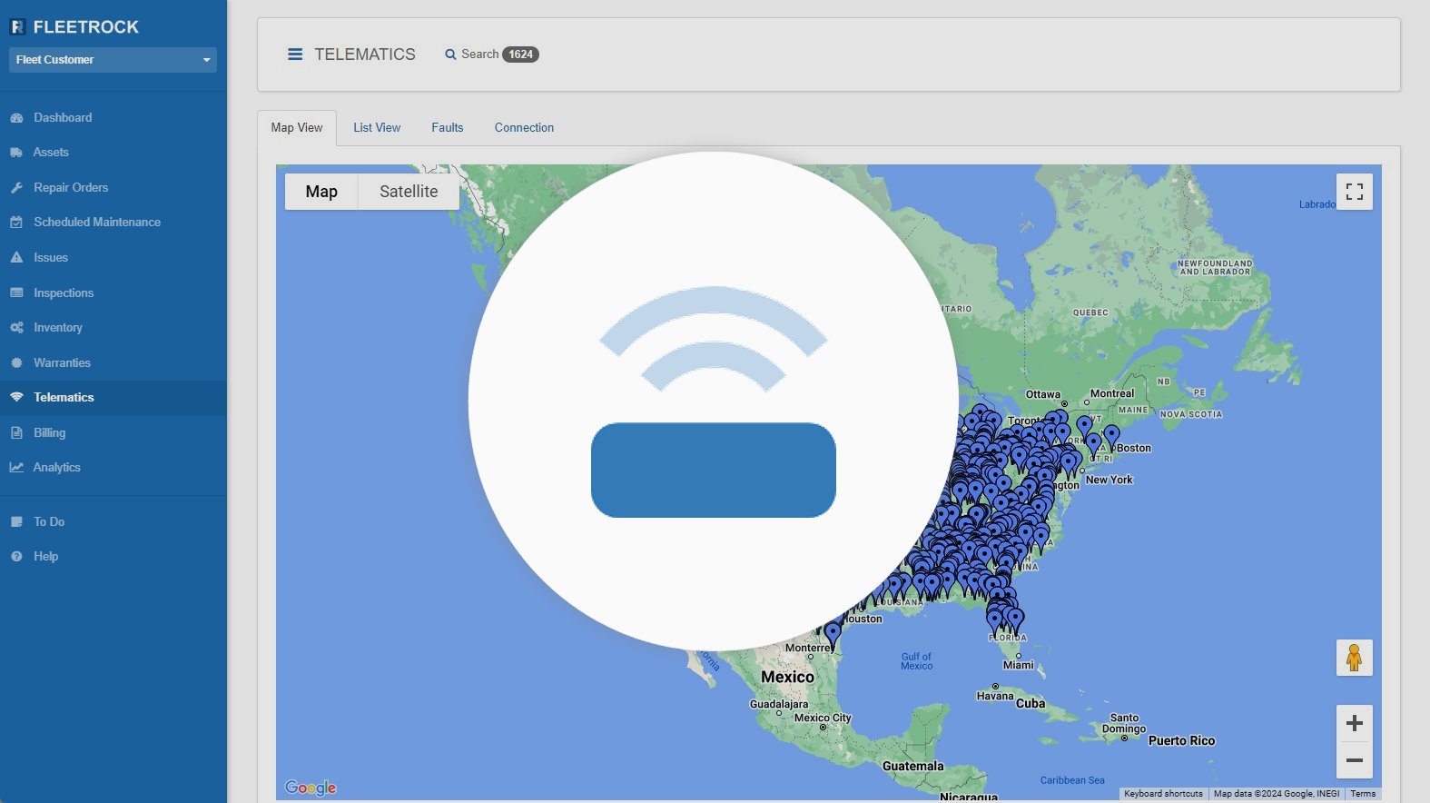 Fleet Telematics Software Screenshot